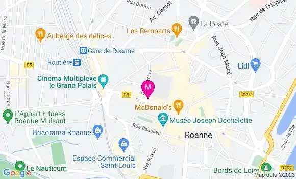 Localisation Restaurant  L