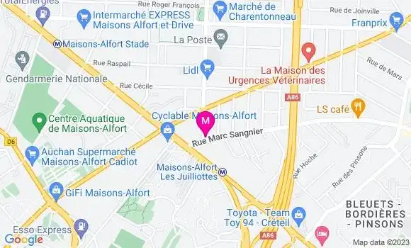 Localisation Restaurant  Qg Maisonnais