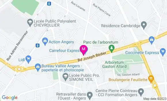 Localisation Brasserie Le Lorette
