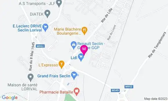 Localisation Restaurant  La Maison du Burger