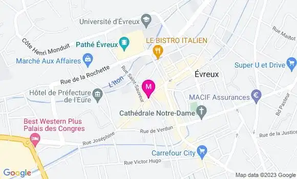 Localisation Restaurant  Le Petit Bruit de l
