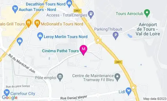 Localisation Restaurant  Au Bureau