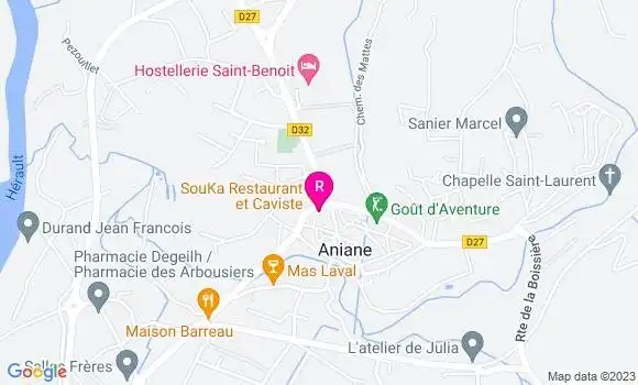 Localisation Restaurant Gastronomique Souka