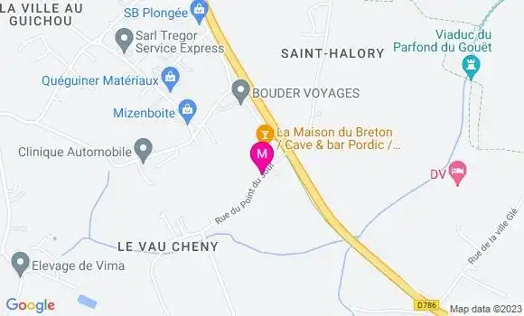 Localisation Restaurant Bar Diboiloré