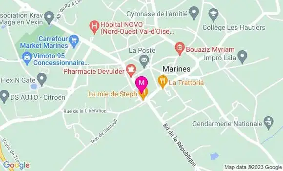 Localisation Restaurant  B