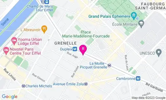 Localisation Brasserie Au Moka