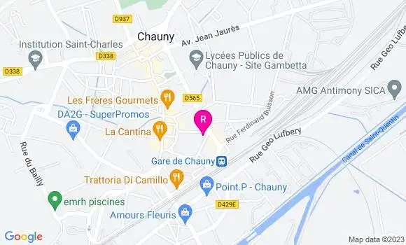 Localisation Kebab Délices de Chauny