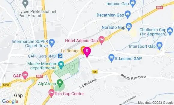Localisation Restaurant Italien Zap Pizza Resto