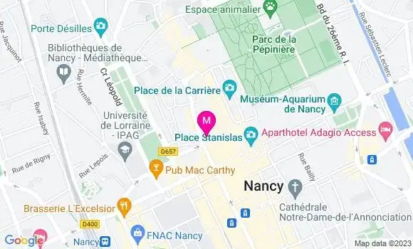 Localisation Restaurant  La Souris Verte