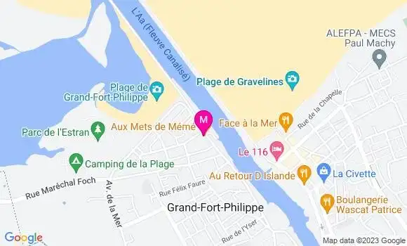 Localisation Restaurant  Aux Mets de Mémé