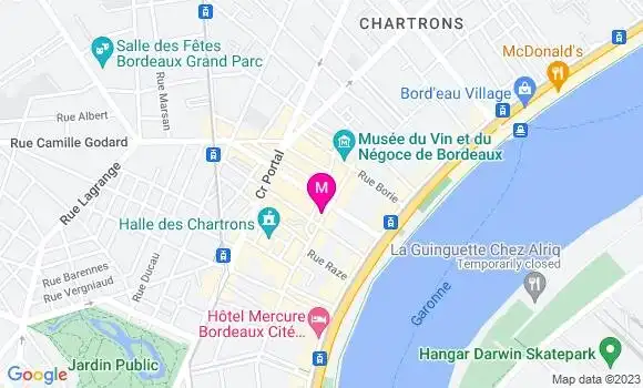 Localisation Restaurant Bar Les Furies Douces
