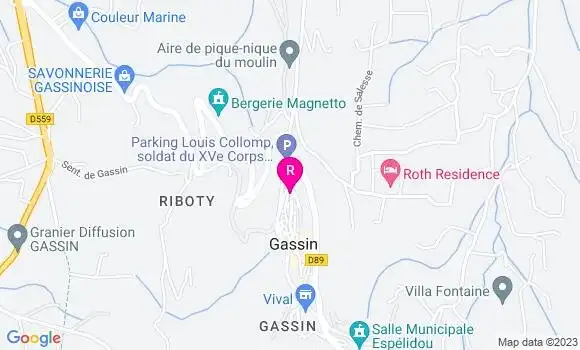 Localisation Restaurant  La Ciboulette