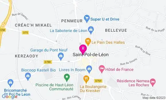 Localisation Restaurant  L