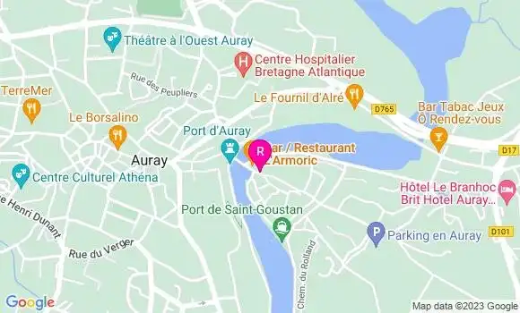 Localisation Crêperie La Goustanaise