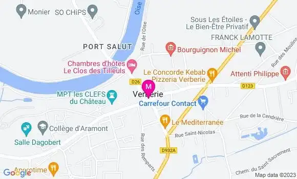 Localisation Restaurant Hôtel Auberge d