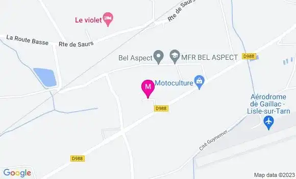 Localisation Restaurant  L