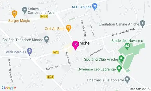 Localisation Restaurant  L