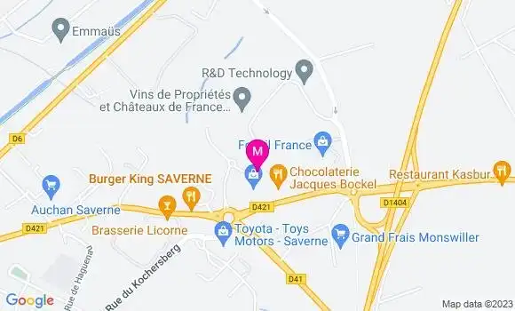 Localisation Brasserie des Châteaux