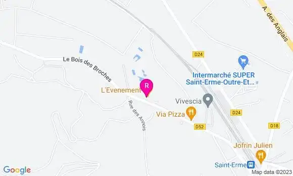 Localisation Restaurant  L