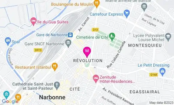 Localisation Restaurant  L