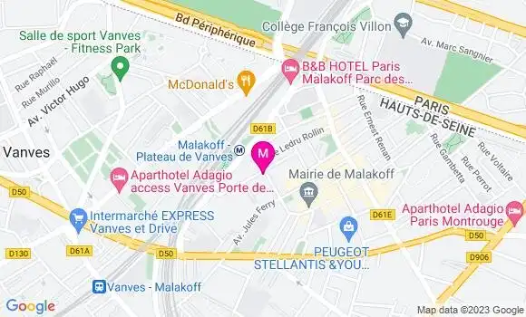 Localisation Restaurant  Le New Mail