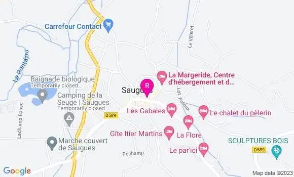 Localisation Restaurant  La Bête de Faim