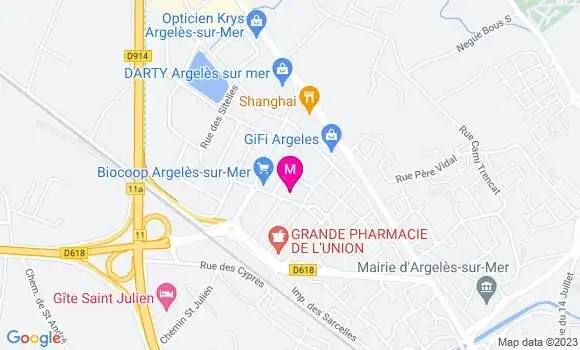 Localisation Pizzeria Maryline et Prisca