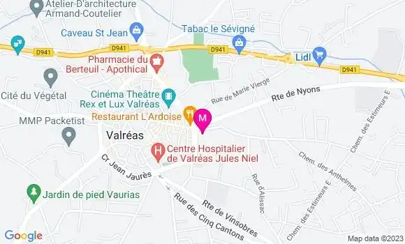 Localisation Restaurant  Le Chambertin