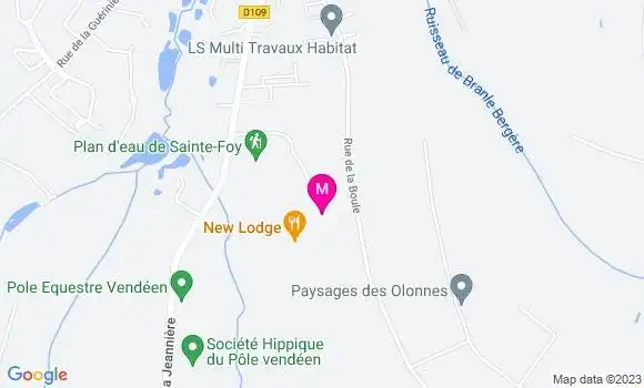 Localisation Restaurant  New Lodge