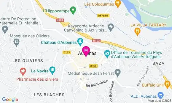 Localisation Restaurant  L