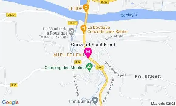 Localisation Restaurant  Au Fil de l