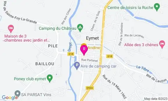 Localisation Restaurant  Le Margo