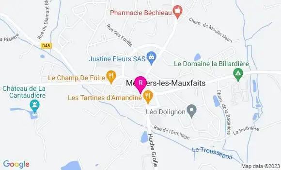 Localisation La Nouvelle Auberge
