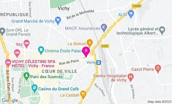 Localisation Restaurant  L