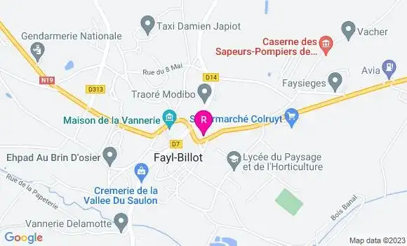 Localisation Restaurant  Bart de Bondt