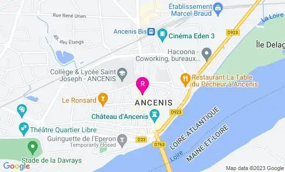 Localisation Restaurant  La Cerise sur le Gâteau