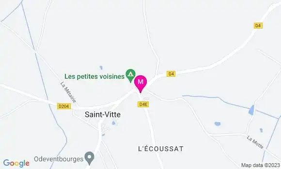 Localisation Restaurant  Le Relais Fleury