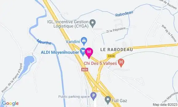 Localisation La Brasserie du Boucher