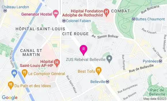 Localisation Restaurant  Candide