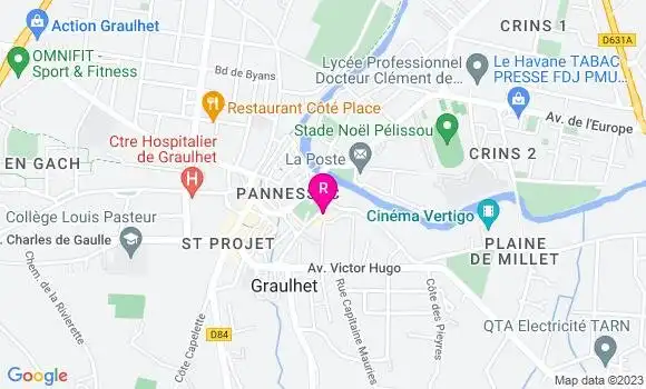 Localisation Restaurant  La Fontaine
