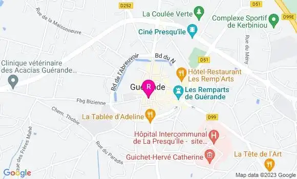 Localisation Crêperie La Dilane