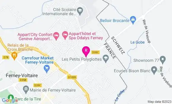 Localisation Restaurant  A la Friterie des Ch