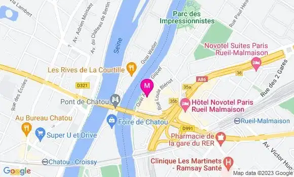 Localisation Restaurant  Du Coq a l