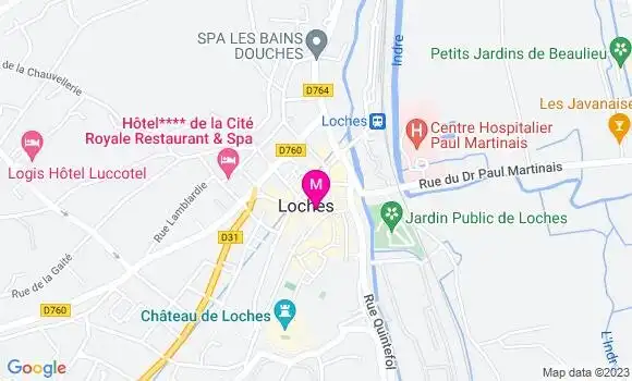 Localisation Restaurant  Les Racines dans l