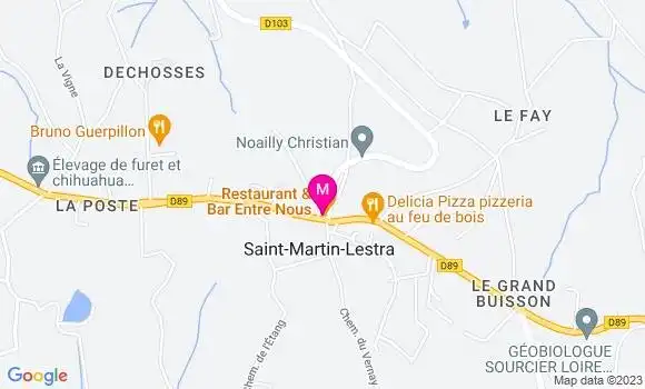 Localisation Restaurant  Entre Nous