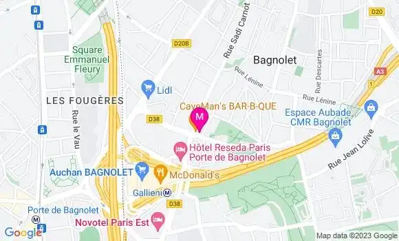 Localisation Restaurant  Caveman