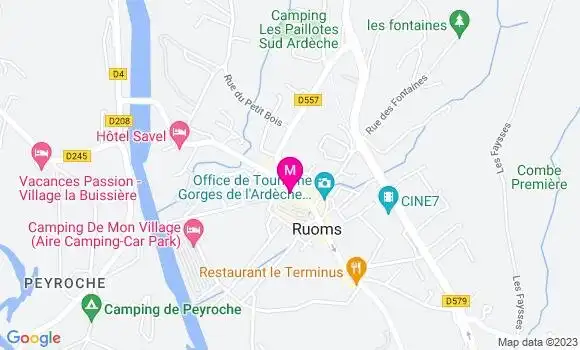 Localisation Restaurant  L