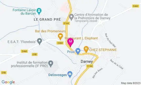 Localisation Restaurant  L