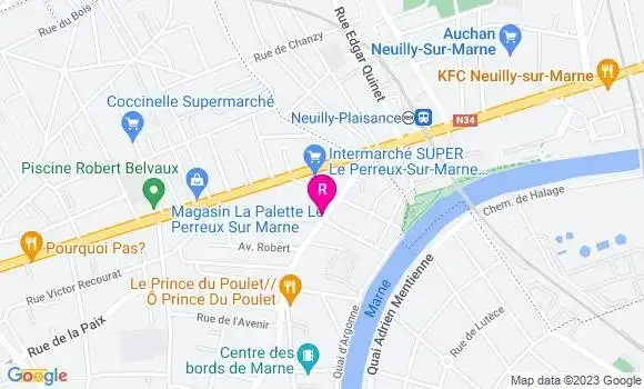 Localisation Restaurant  La Côte de Boeuf