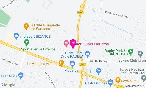 Localisation Restaurant  Le Roy